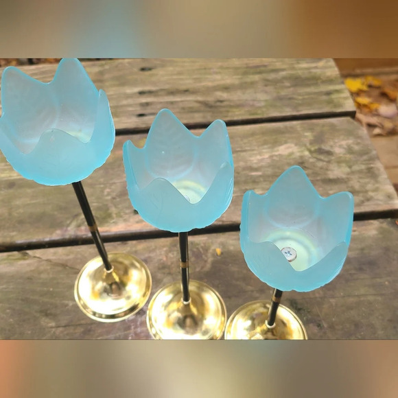 Vintage MCM Tulip Votive Holders - Picture 6 of 7